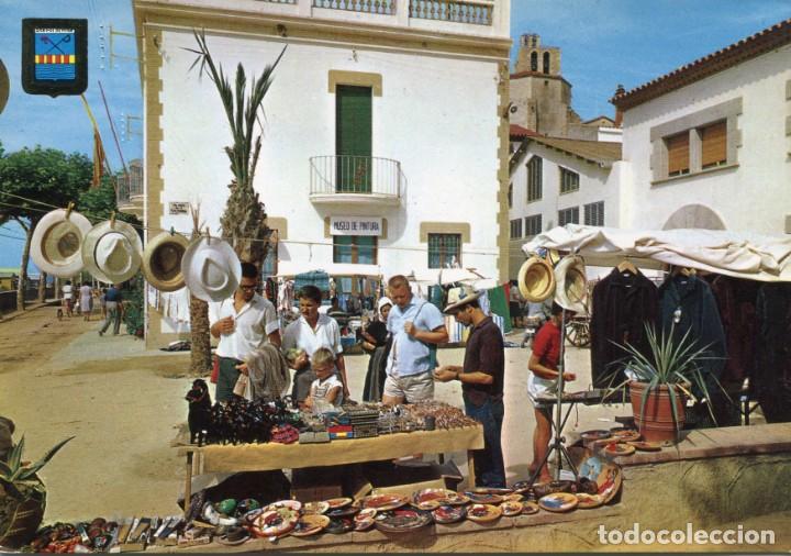 Cartes Postales: m05540 Sant Pol De Mar Plaza de la Victoria 1964 Escudo De Oro N&ordm;871 animada