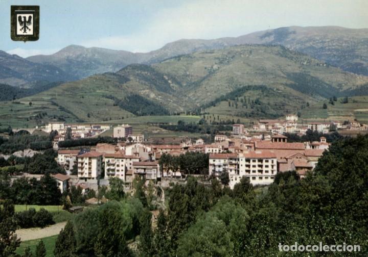 Cartes Postales: m05561 Sant Joan De Les Abadeses Vista General Y Al Fondo El Taga 1970 Escudo De Oro N&ordm;5351