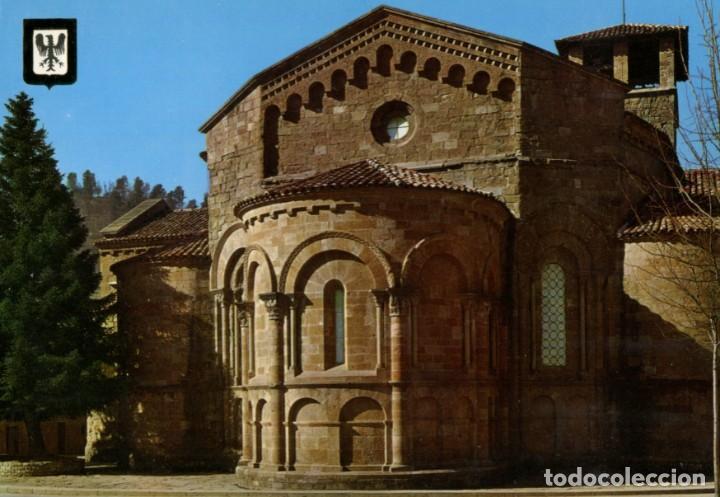 Cartes Postales: m05567 Sant Joan De Les Abadeses Abside Principal Del Monasterio 1965 Escudo De Oro N&ordm;2007