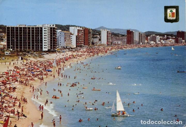 Postcards: m05743 8605 Sant Antoni De Calonge Playa 1976 Escudo De Oro N&ordm;11
