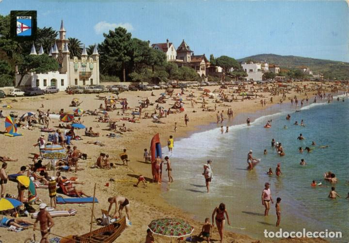 Postales: m05808 S' agaro Playa San Pol 1970 Escudo De Oro N&ordm;4 coches