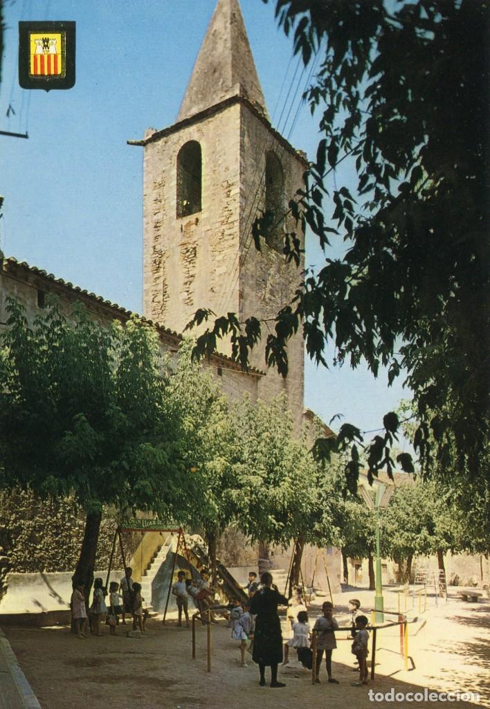 Cartes Postales: m05833 La Sellera De Ter Plaza De La Iglesia 1968 Escudo De Oro N&ordm;3719