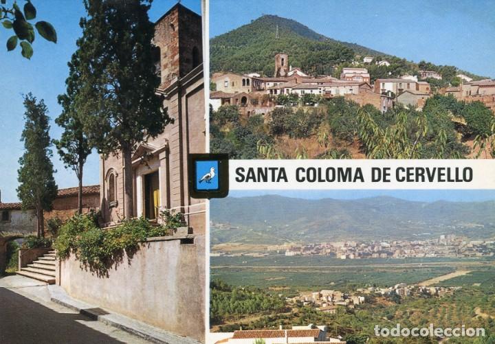 Postales: m05884 Santa Coloma De Cervello Diversos Aspectos 1970 Escudo De Oro N&ordm;6092