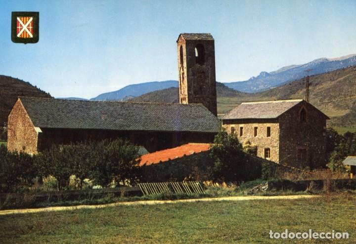 Postales: m05889 7817 Santa Eugenia De Nerella Campanario Romanico Inclinado 1974 Escudo De Oro N&ordm;4