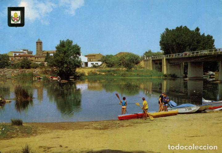 Postcards: m05906 7621 Sant Pere Pescador Vista Parcial Rio Fluvia 1974 Escudo De Oro N&ordm;1