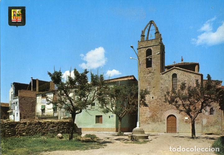 Postkarten: m05948 6345 Sant Fructuos De Bages Plaza De La Iglesia 1971 Escudo De Oro N&ordm;6345