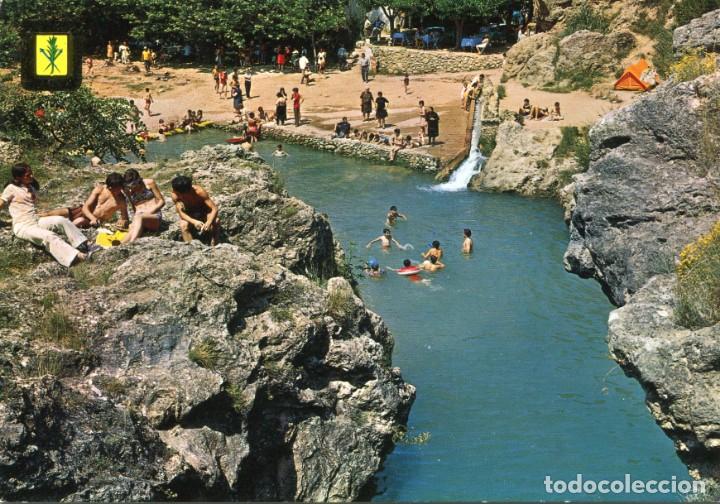 Postcards: m05952 Sant Quinti De Mediona Lago Y Ba&ntilde;istas 1970 Escudo De Oro N&ordm;6074