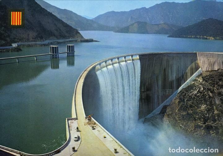 Postcards: m05985 Pantano De Susqueda Vista General 1969 Escudo De Oro N&ordm;4934