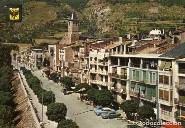 Postales: m05991 Sort Avenida Condes De Pallars 1967 Escudo De Oro N&ordm;2998 coches