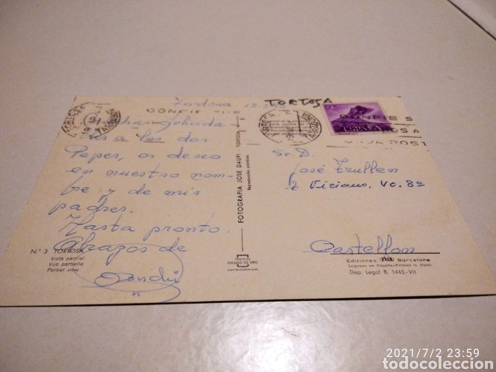 Postales: Postal Tortosa - Foto 2