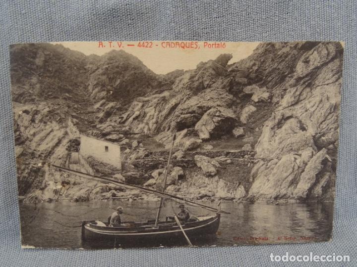 Postales: CADAQUES. PORTALO. 4422. ANGEL TOLDRA VIAZO. MASSANET 1925.