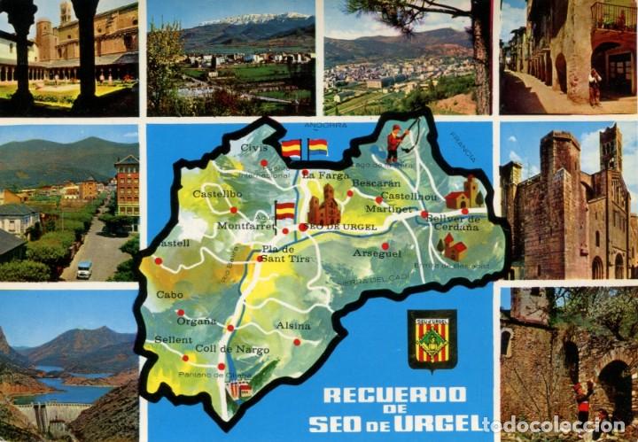 Postais: m06035 Seu D'urgell Bellos Paisajes 1966 Escudo De Oro N&ordm;2808