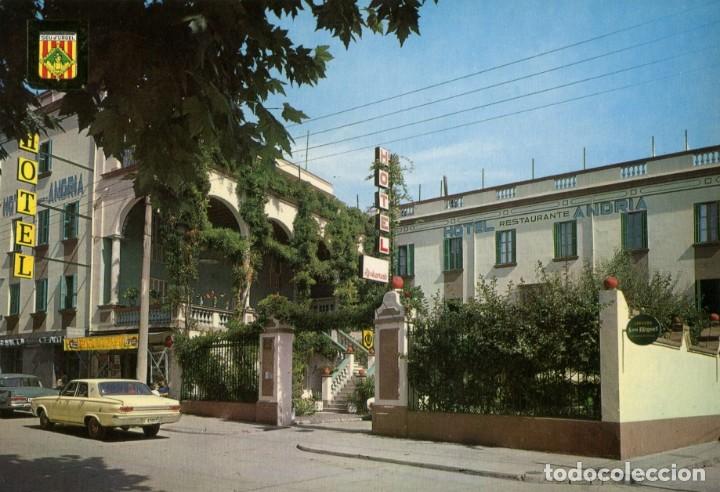 Postais: m06037 Seu D'urgell Hotel Andria 1969 Escudo De Oro N&ordm;4784 coches