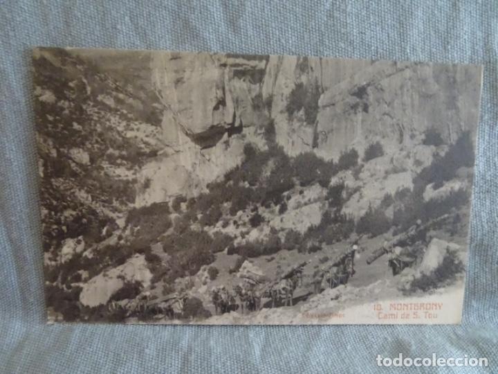 Postais: COLECCI&Oacute; AMOC. 10. MONTGRONY. CAMI DE S. TOU.