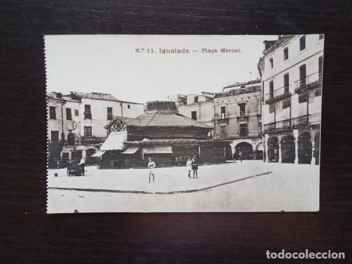 Postales: Igualada.Pla&ccedil;a del Mercat. - Foto 1