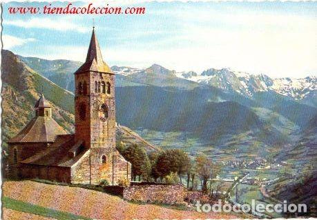 Postales: Valle de Ar&aacute;n.- Iglesia de Vilach y panor&aacute;mica de Viella