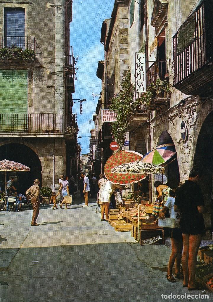 Postkarten: m06254 Torroella De Montgri Plaza Mayor Detalle 1978 Pic N&ordm;2880