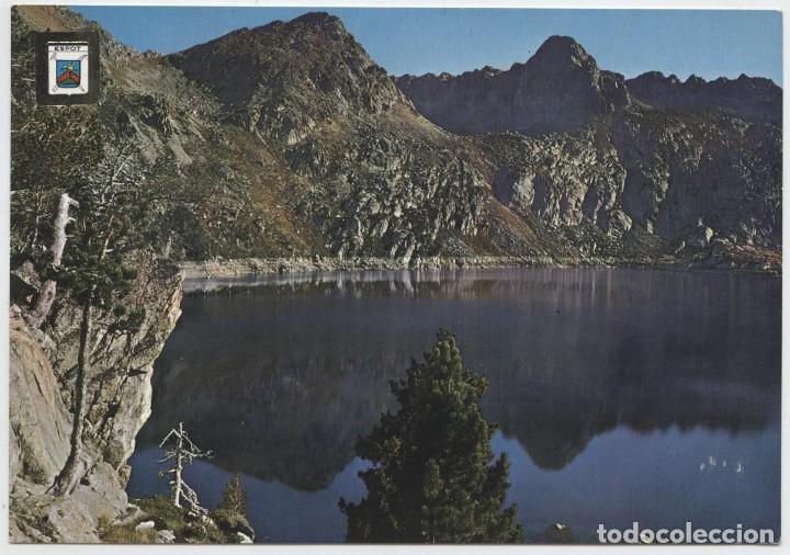 Postales: N&ordm; 4.803-LLEIDA. Pirineo catal&aacute;n. Lago Negro. Sin circular. ED. COMERCIAL ESCUDO DE ORO