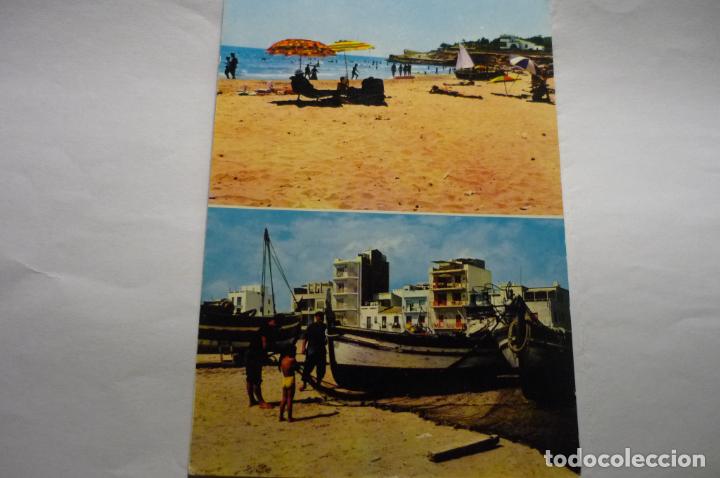 Postales: postal torredembarra,.detalle playa
