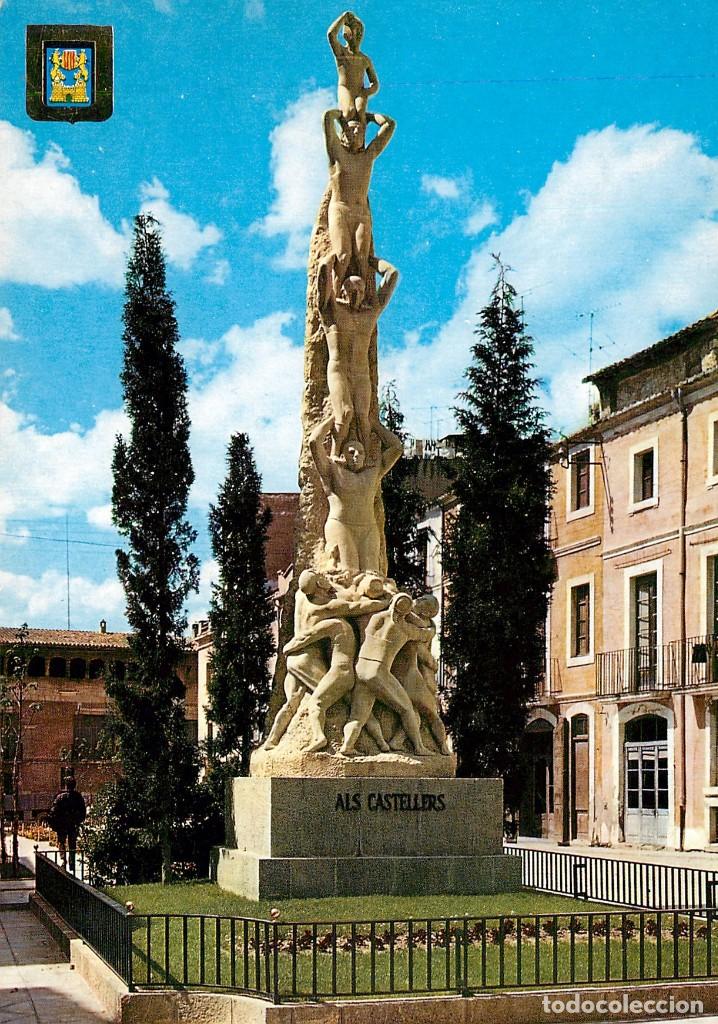 Postkarten: m06479 Vilafranca Del Penedes Monument Als Castellers 1968 Escudo De Oro N&ordm;3597