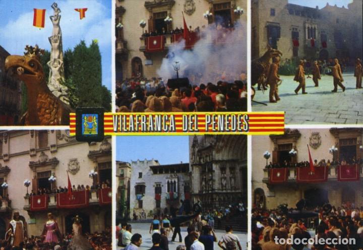 Postais: m06486 Vilafranca Del Penedes Fiesta Tipica 1973 Escudo De Oro N&ordm;1
