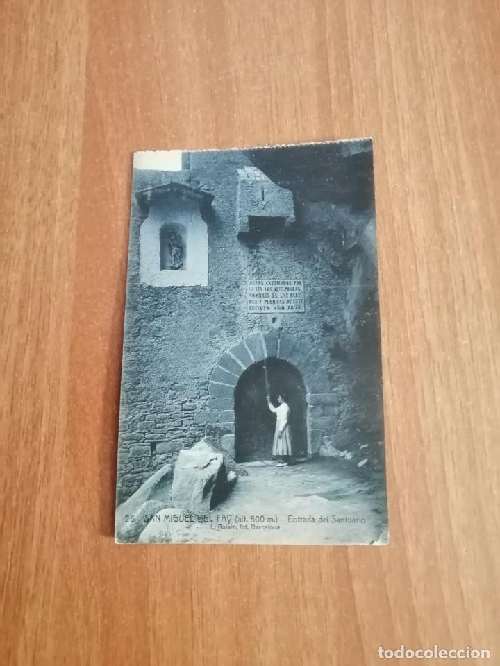 Postales: POSTAL SAN MIGUEL DE FAY ENTRADA AL SANTUARIO SIN CIRCULAR