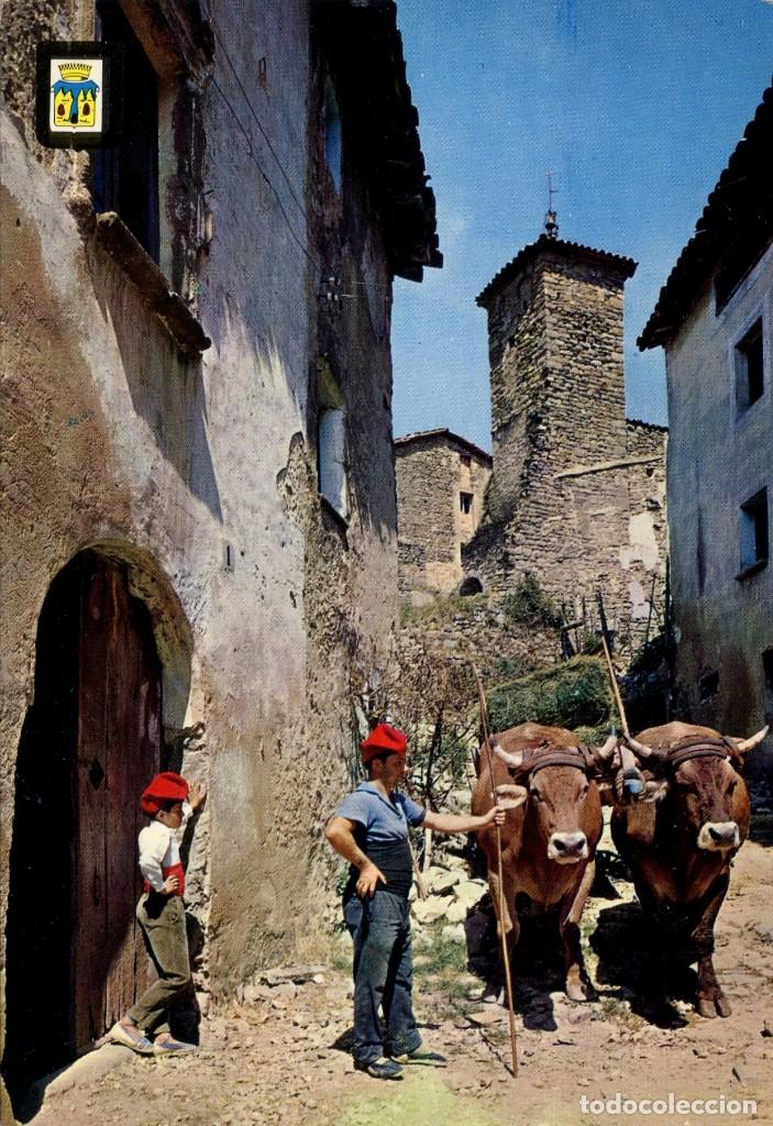 Postales: m06615 Vallfogona De Ripolles Parada De Bous Fent El Bufet 1965 Escudo De Oro N&ordm;2446