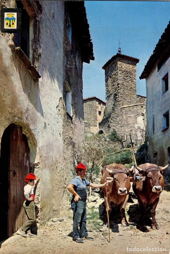 Postkarten: m06616 Vallfogona De Ripolles Parada De Bous Fent El Bufet 1965 Escudo De Oro N&ordm;2446