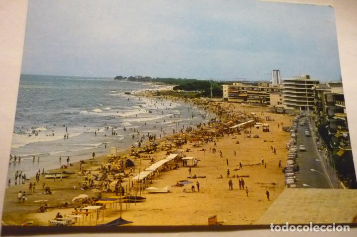 Postales: postal salou playa escrita cm - Foto 1