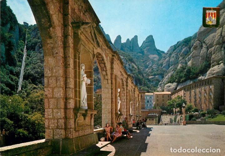 Postales: m06691 Montserrat Plaza Del Santuario 1970 Escudo De Oro N&ordm;11