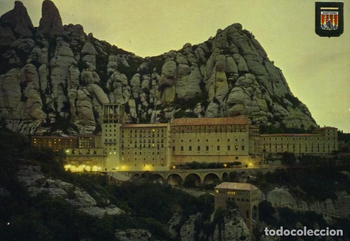 Postales: m06695 Montserrat El Santuario Al Atardecer 1965 Escudo De Oro N&ordm;53
