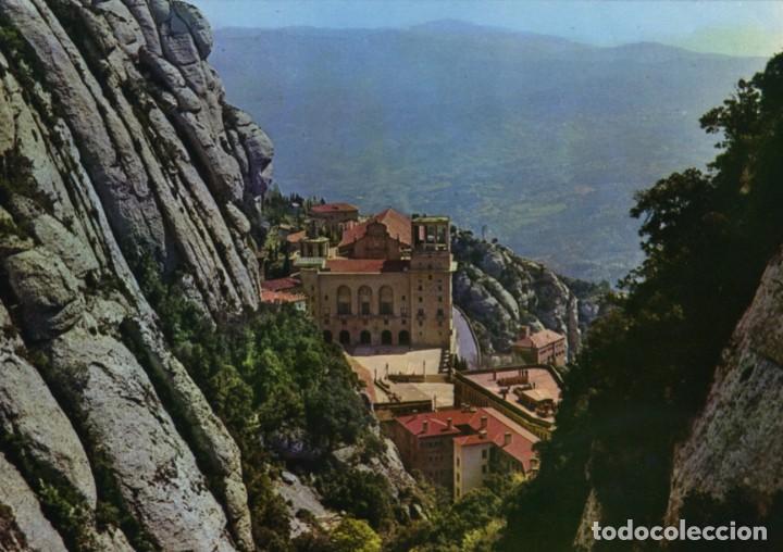 Postales: m06710 Montserrat Monta&ntilde;a Y Monasterio 1969 Vison Color N&ordm;502