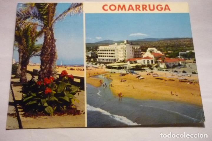 Postales: postal comarruga playa circulada cm - Foto 1