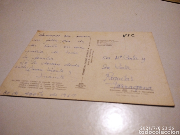 Postales: Postal Vich - Foto 2