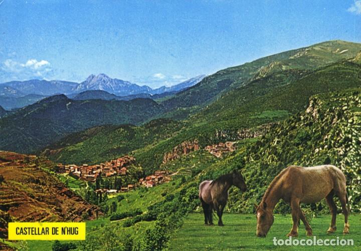 Cartes Postales: m06827 Castellar De N' Hug Vista General Con Sus Barrios Ribera Y Arola Orriols N&ordm;24