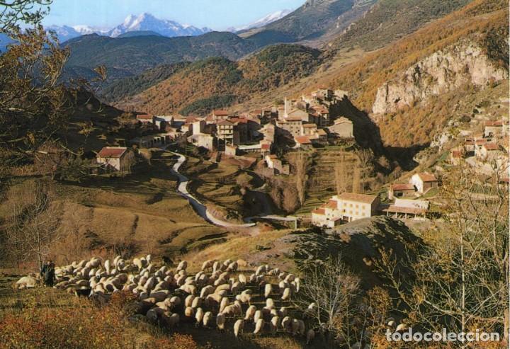 Cartes Postales: m06829 Castellar De N' Hug Vista Parcial Al Fondo El Pedraforca Armengou N&ordm;2