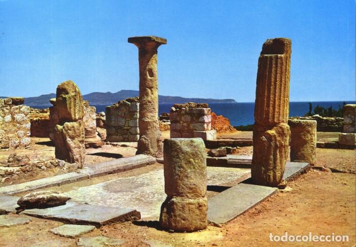 Cartoline: m06926 Empuries Atrio De La Casa Romana 1968 Fabregat N&ordm;1443