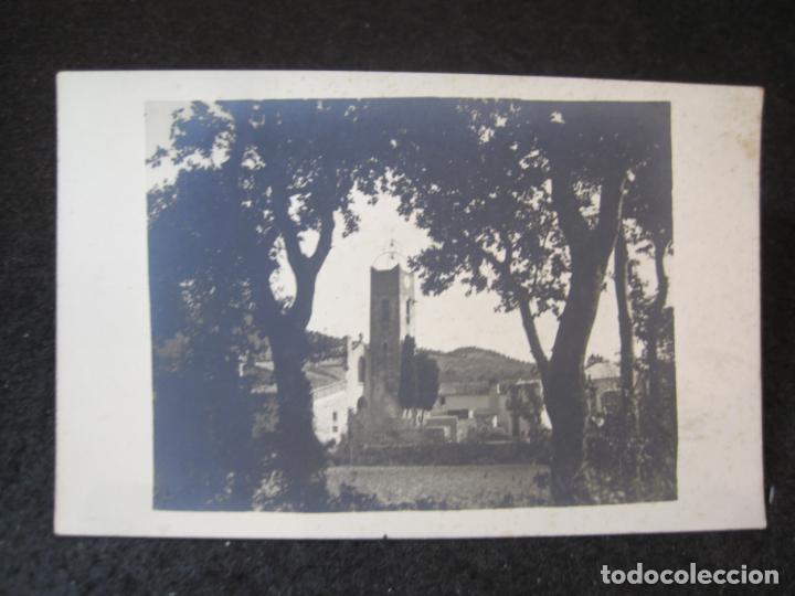 Postcards: VALLROMANES - ESGLESIA DE SANT VICEN&Ccedil; - FOTOGRAFICA - POSTAL ANTIGUA -(82.507)