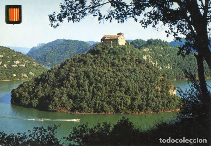 Postkarten: m06562 6881 Sant Pere de Casserres Pantano De Sau 1973 Escudo De Oro N&ordm;2