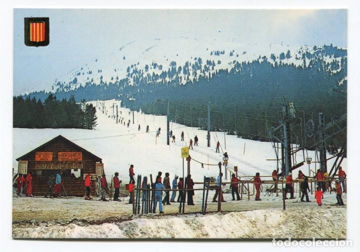 Postcards: m06324 7885 Port Del Compte Teleski La Rata 1974 Escudo De Oro N&ordm;3