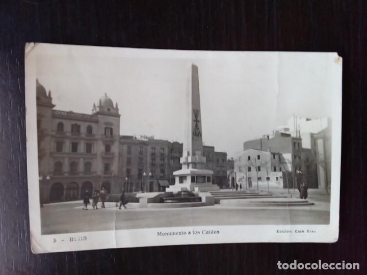 Postales: Reus.Monumento a los ca&iacute;dos. - Foto 1
