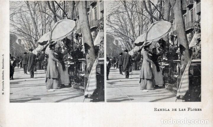 Postales: Barcelona. Rambla de las Flores - Foto 1