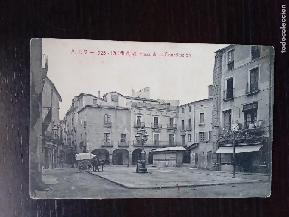 Postales: Igualada.Plaza de la Constituci&oacute;n. - Foto 1