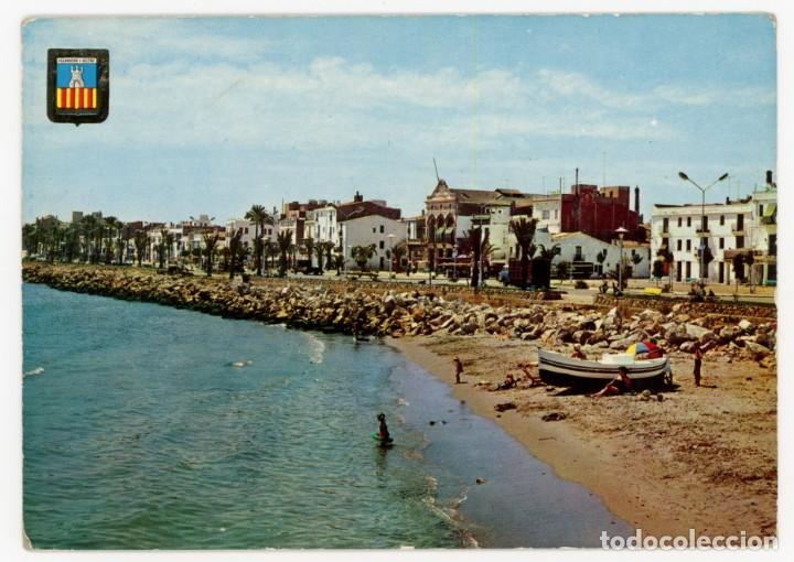 Cartoline: m06469 vilanova i la geltru playa y paseo 1965 escudo de oro n&ordm;898