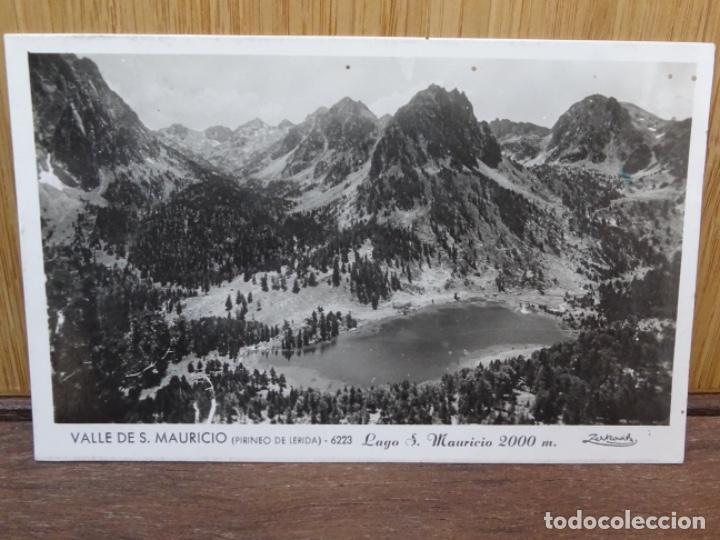 Postales: ALLE DE SANT MAURICIO. PIRINEO DE L&Eacute;RIDA. LAGO.