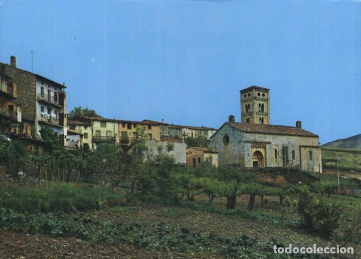 Postais: m07306 Mollo Iglesia Romanica De Santa Cecilia Y Vista Parcial 1965 Arribas N&ordm;2091