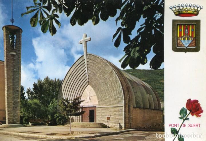 Postales: m07328 Pont De Suert Esglesia Parroquial 1969 Escudo De Oro N&ordm;29