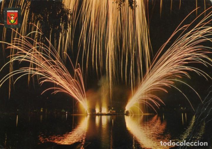 Postales: m07358 Puigcerda El Lago Fuegos Artificiales 1968 Escudo De Oro N&ordm;4165