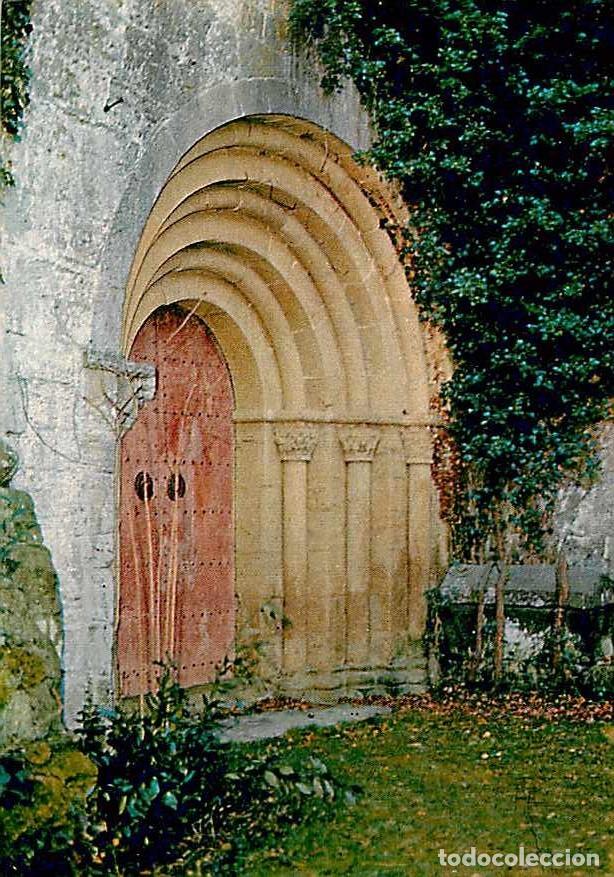 Postcards: m07438 Sant Benet De Bages portal romanico 1973 llobet n&ordm;2