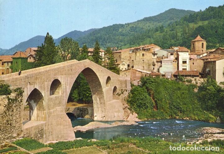 Postales: m07635 Sant Joan De Les Abadesses El Puente Viejo 1976 Alca N&ordm;1082